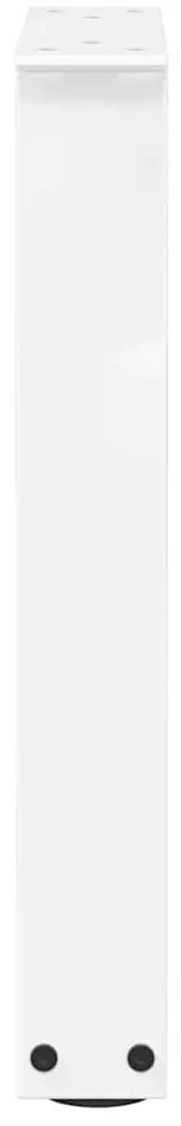 Pés para mesa de centro em V 2 peças Branco 28x(42-43,3) cm Aço