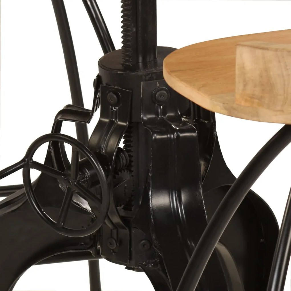 Conjunto de bar 5 pcs madeira de mangueira maciça