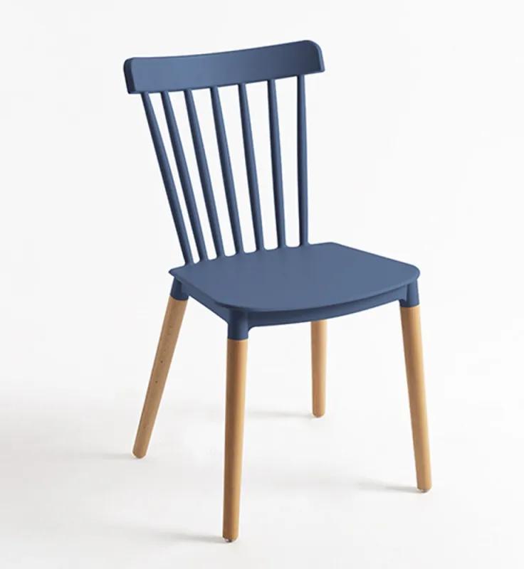 Cadeira Leka - Azul Petróleo