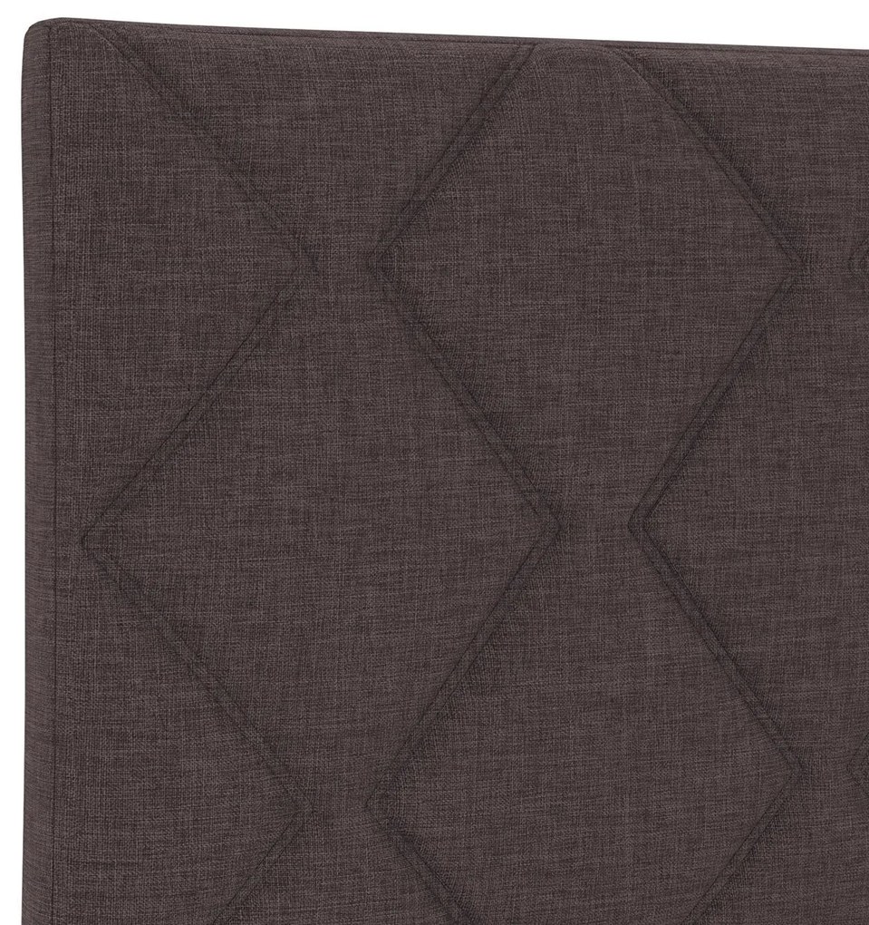 Estrutura de Cama vidaXL Castanho 80x200 cm em Tecido