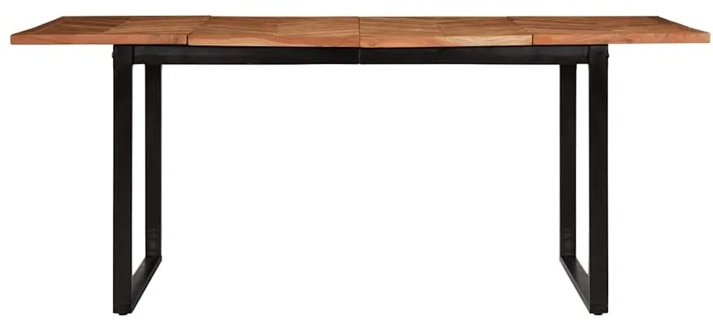 Mesa de jantar 180x90x75 cm madeira de acácia maciça