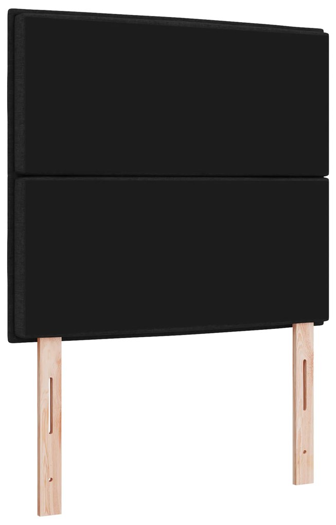 Cabeceira Design Linhas Preto 80 cm em Tecido