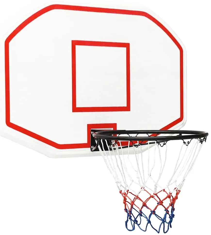 Tabela de basquetebol 109x71x3 cm polietileno branco