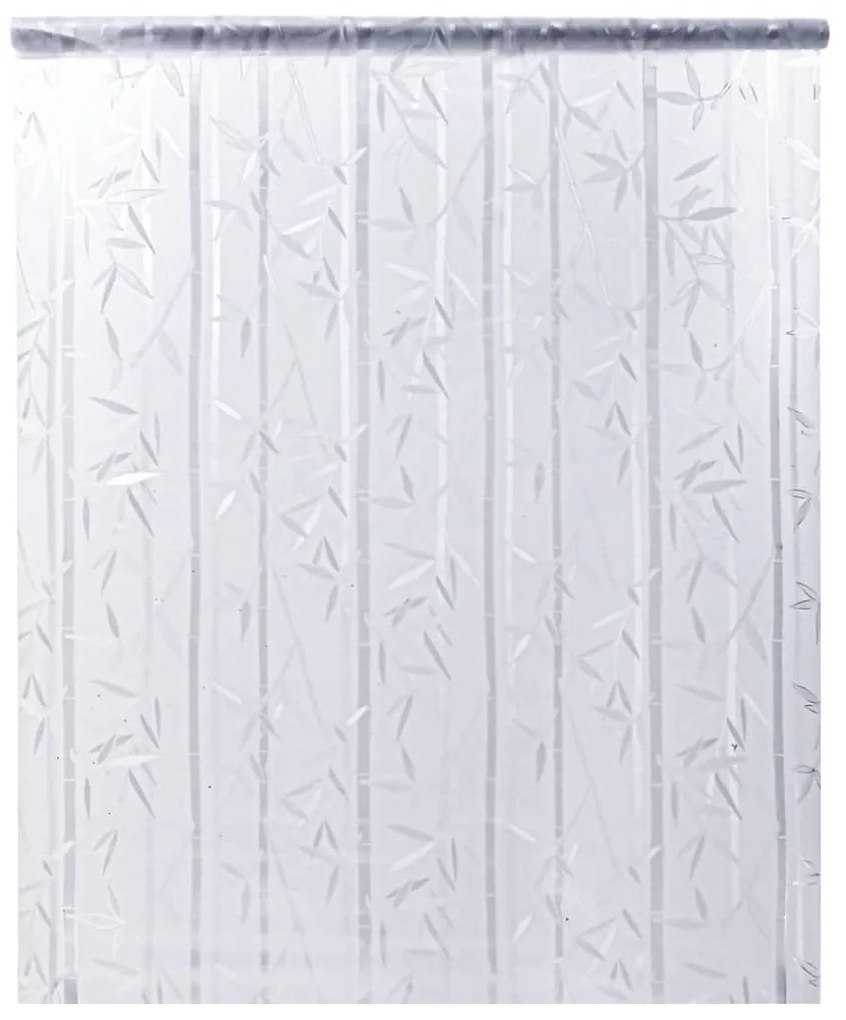 vidaXL Película para janela fosca 90x500 cm PVC padrão de bambu