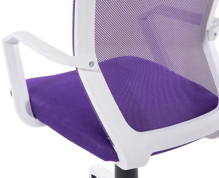 Cadeira de escritório violeta RELIEF Beliani