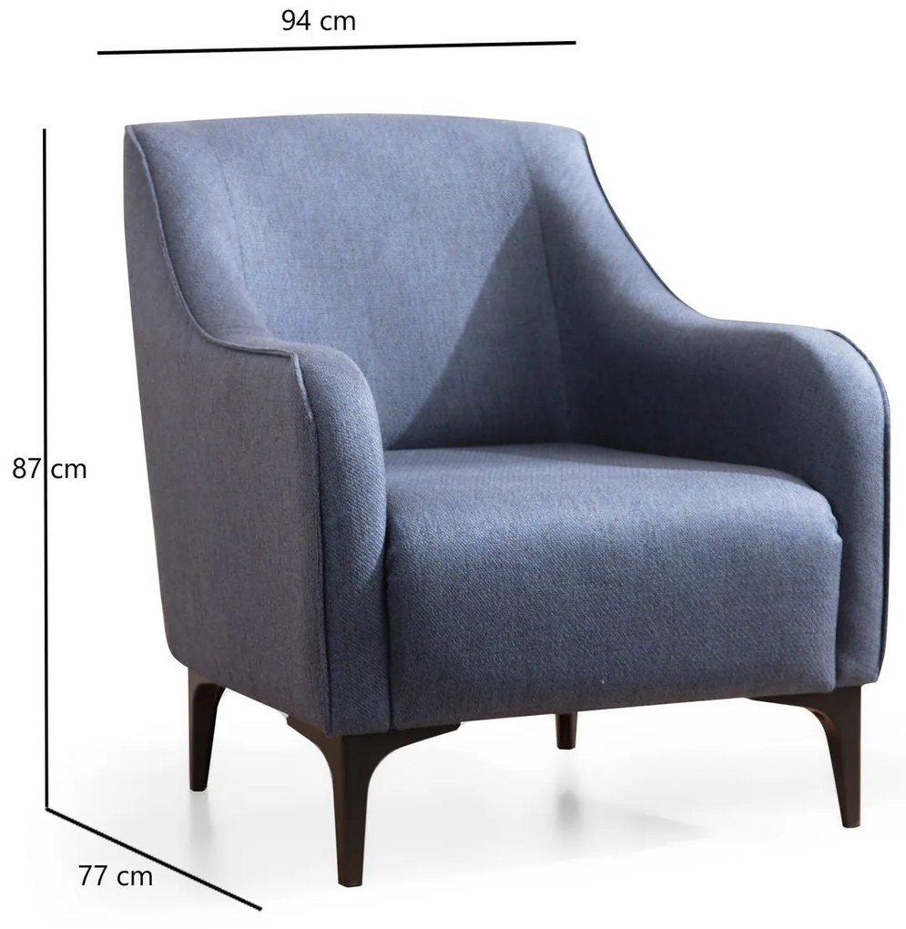 Cadeirão Belissimo – Azul – 94x87x77 cm