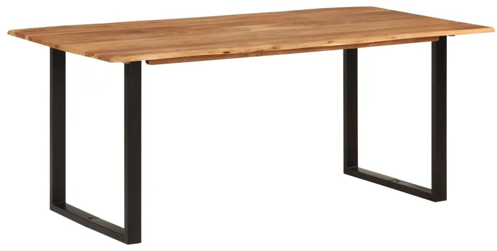 Mesa de jantar 180x90x76 cm madeira de acácia maciça