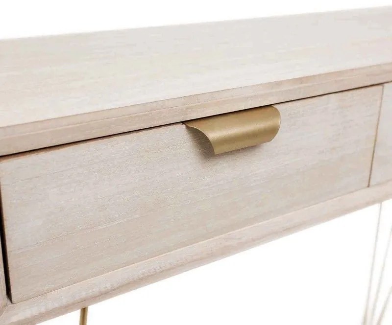 Consola Dourada Copenhaga 90x80cm