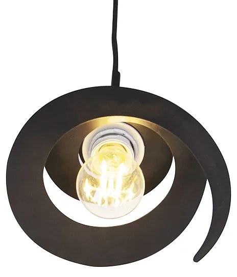 Candeeiro de suspensão de design com cúpula em espiral de 20 cm - Scroll Design,Moderno