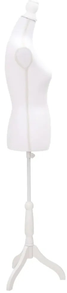Busto manequim de senhora branco