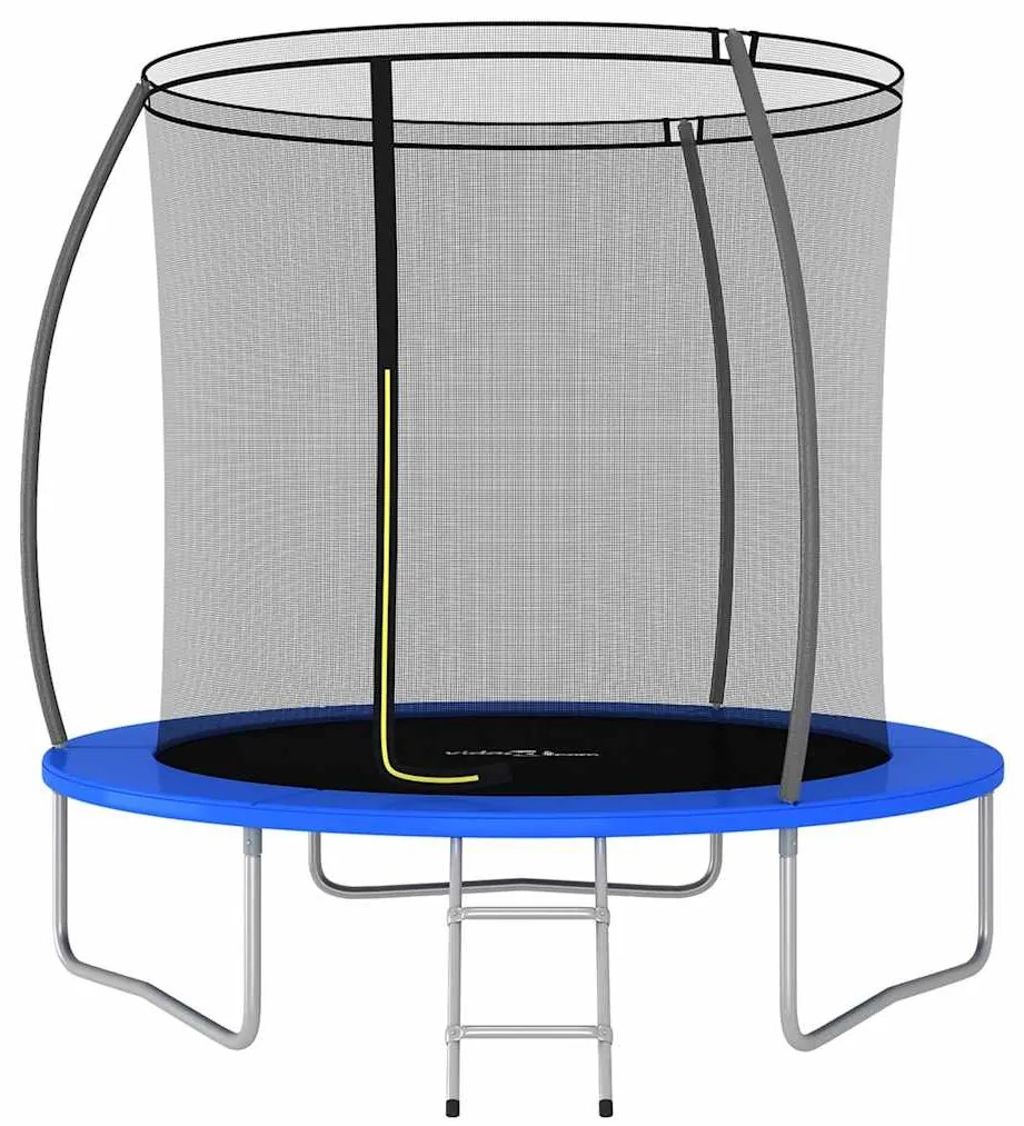 Conjunto de trampolim redondo 244x55 cm 100 kg