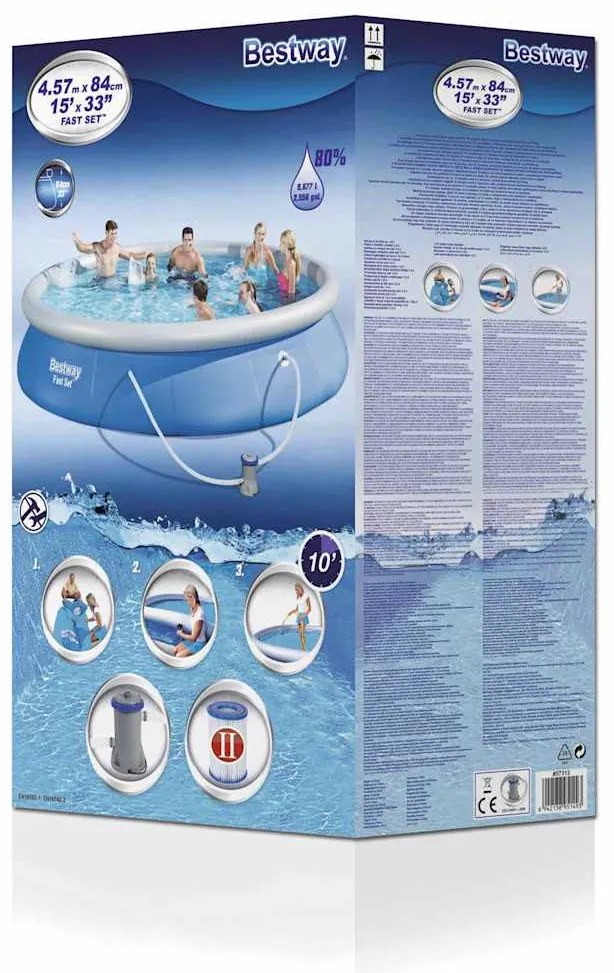 Conjunto de piscina Fast Set 457x84 cm 57313