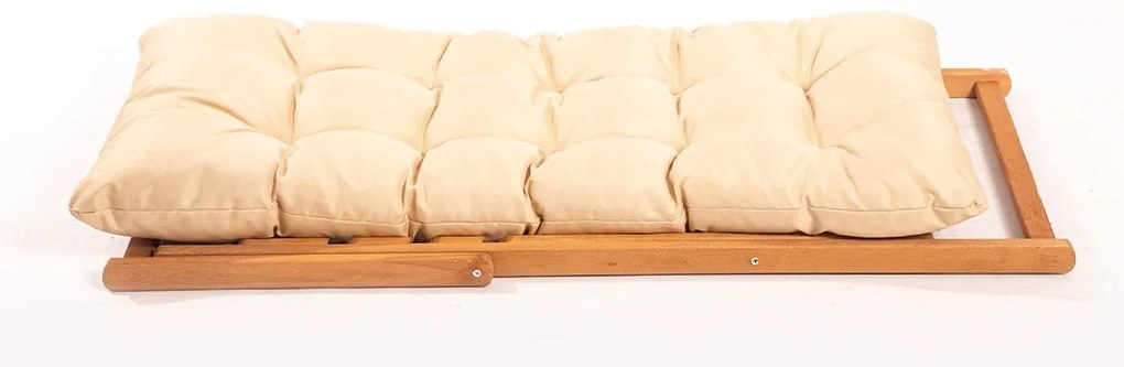 Conjunto de Mesa e Cadeiras de Jardim My005 – Castanho Creme – 40x40x4