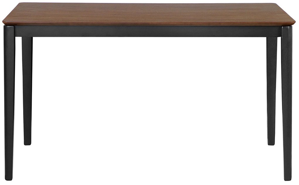 Mesa de jantar em castanho escuro 135 x 80 cm CEDAR Beliani