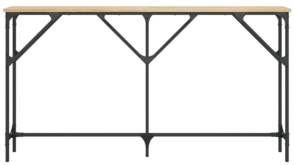 Mesa consola 140x23x75 cm derivados de madeira carvalho sonoma