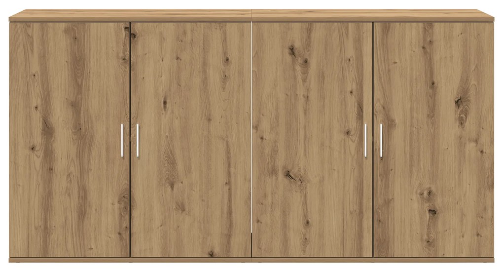 Buffets 2 pcs Carvalho Artesanal 79x38x80 cm Madeira de Engenharia