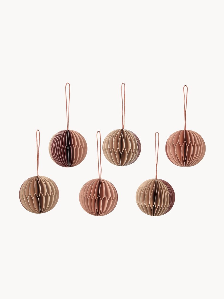 Ornamentos para árvore Ball, conjunto de 6