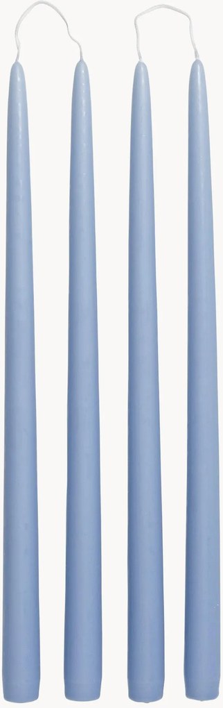 Velas de jantar cónicas Smooth, conjunto de 4