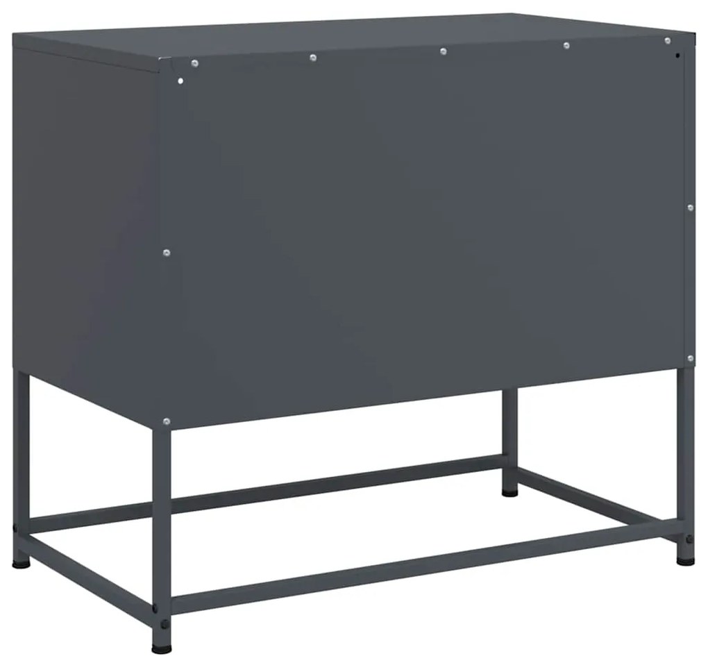 Móvel de TV 68x39x60,5 cm aço antracite