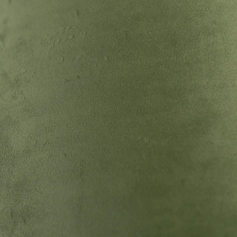 Abajur de veludo verde 40/40/40 com interior dourado