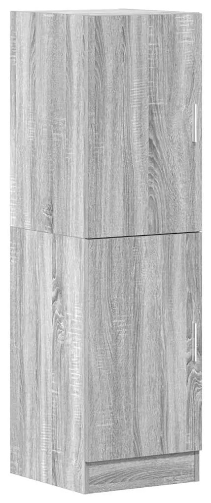 3 pcs armário de cozinha conjunto deriv. madeira cinza sonoma
