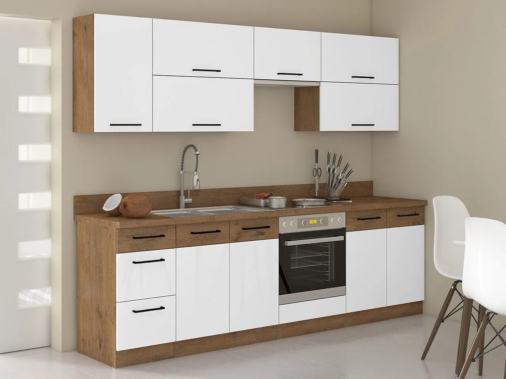 Conjunto de cozinha modular Wood White 138
