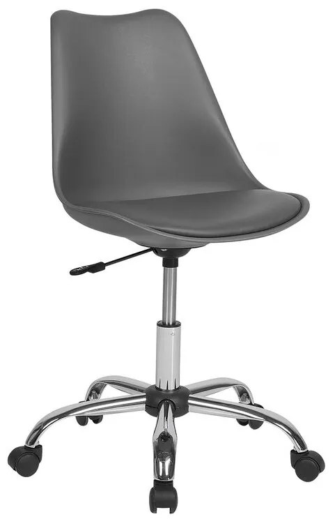 Cadeira de escritório cinzenta DAKOTA II Beliani