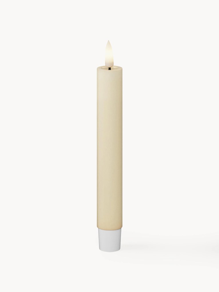 Vela LED artesanal Real Flame, Alt 15 cm, conjunto de 2