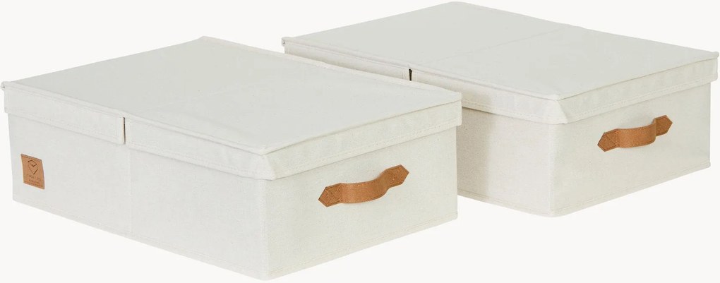 Caixas com tampa Premium, conjunto de 2