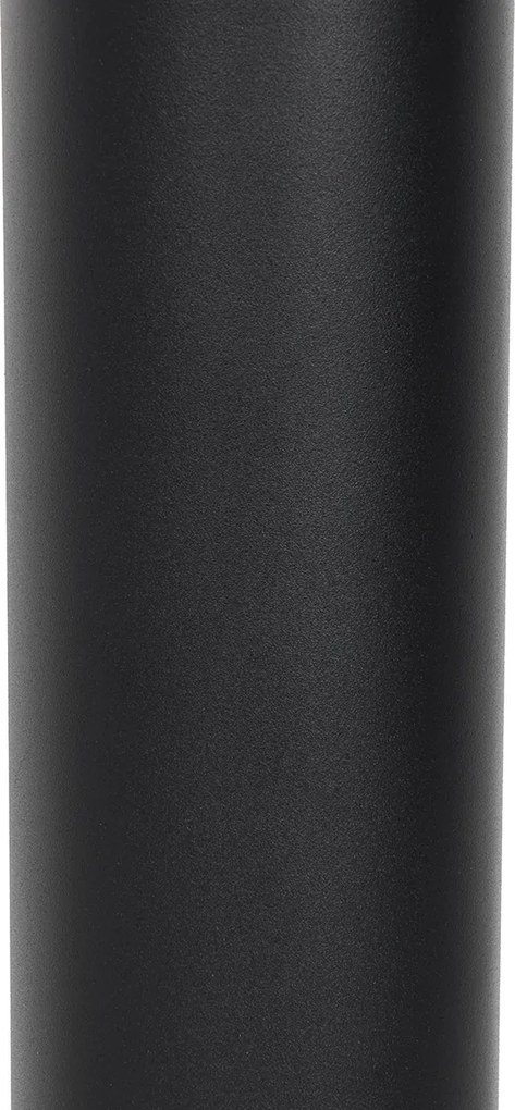 Candeeiro de poste exterior moderno preto 110 cm IP44 - Rox