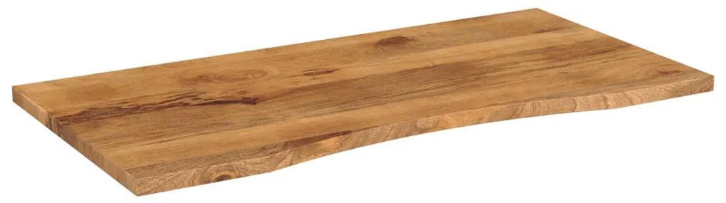 Tampo de mesa com curva 120x50x2,5 cm mangueira áspera maciça