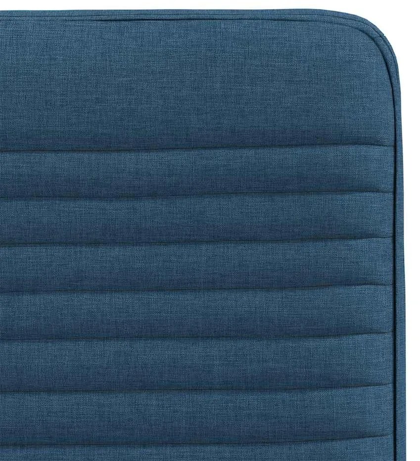 Cadeiras de jantar 2 pcs tecido azul