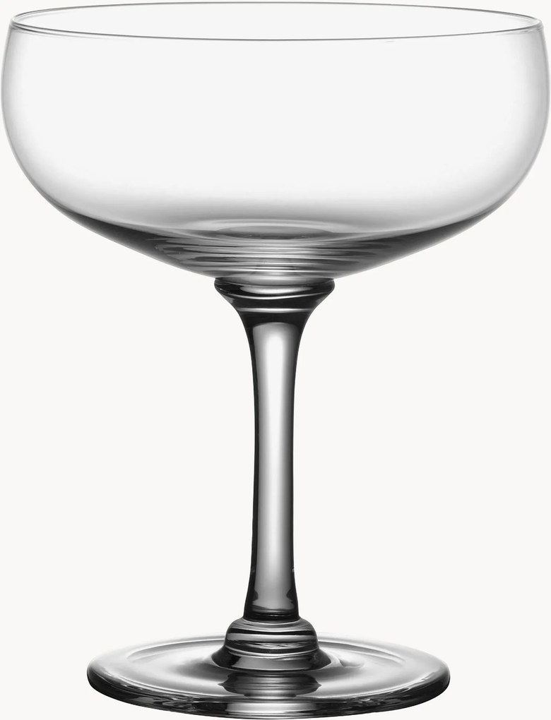 Copos de cocktail em cristal artesanal Classic, conjunto de 4