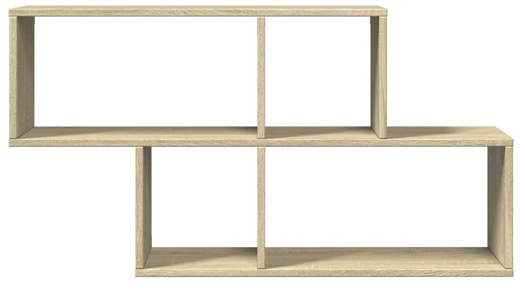 Estante de parede 100x20x53 cm deriv. madeira carvalho sonoma