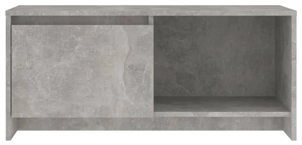 Móvel de TV 90x35x40 cm derivados de madeira cinza-cimento
