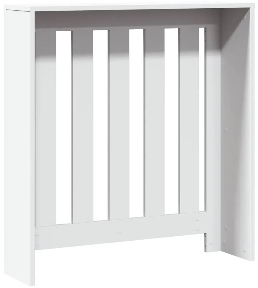 Cobertura de radiador 78x20x82 cm derivados de madeira branco