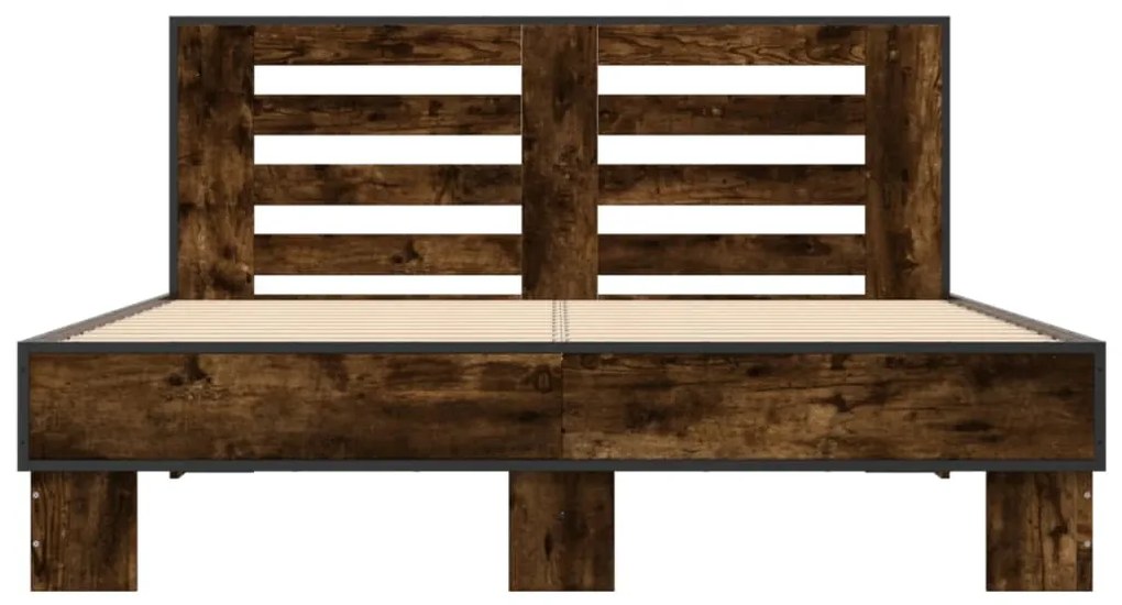 Estrutura de cama 120x200 cm derivados madeira/metal