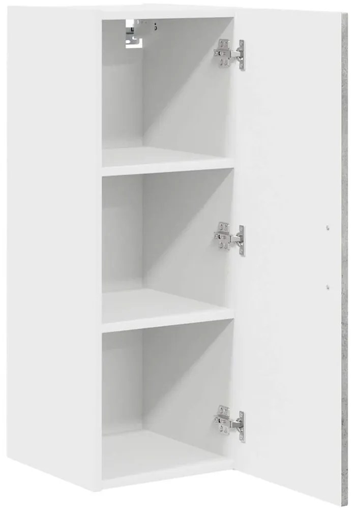 vidaXL Armário de Cozinha 2 pcs Cinzento 30 x 31 x 80 cm