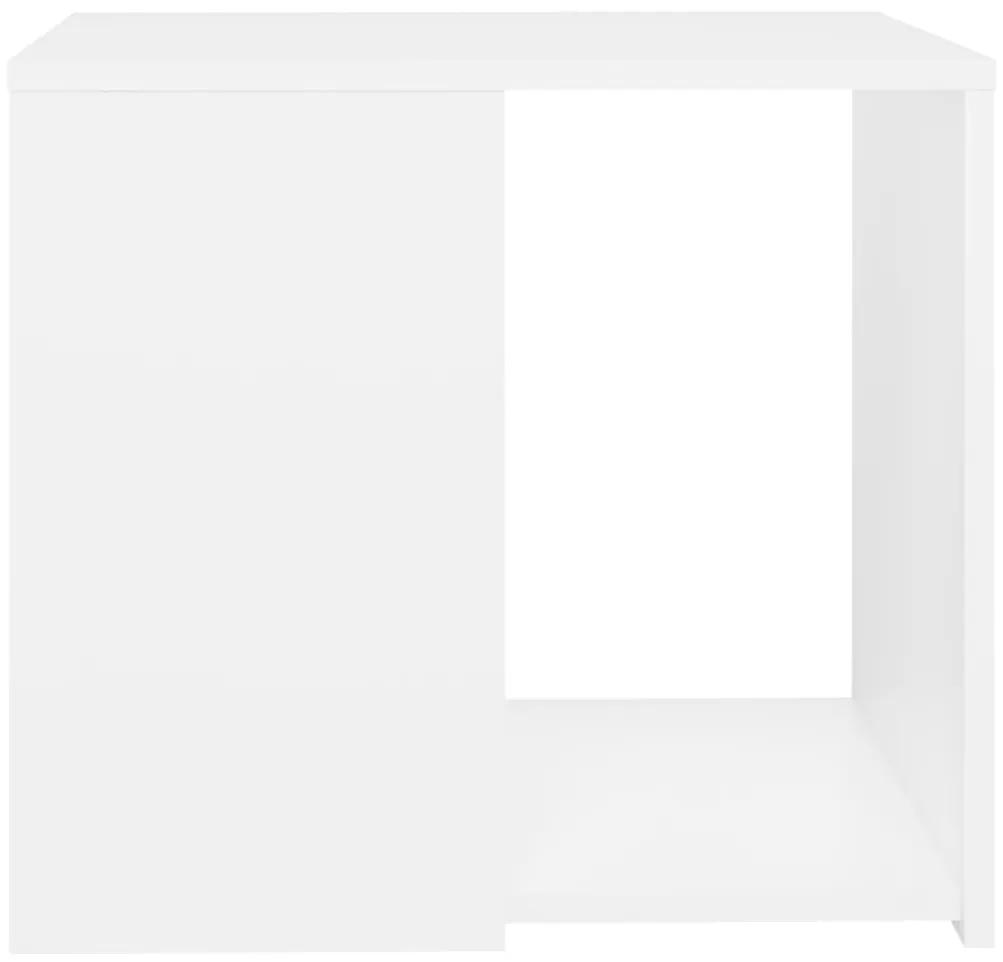 Mesa de apoio 50x50x45 cm contraplacado branco