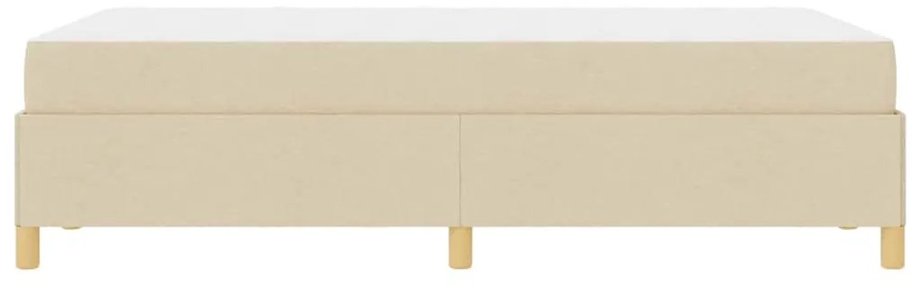 Cama Box Outros Branco e Creme 120 x 190 cm Poliéster