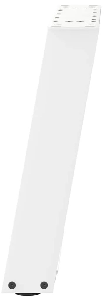 Pés para mesa de centro em formato de U, 2 peças, branco, 38x(42-43) c
