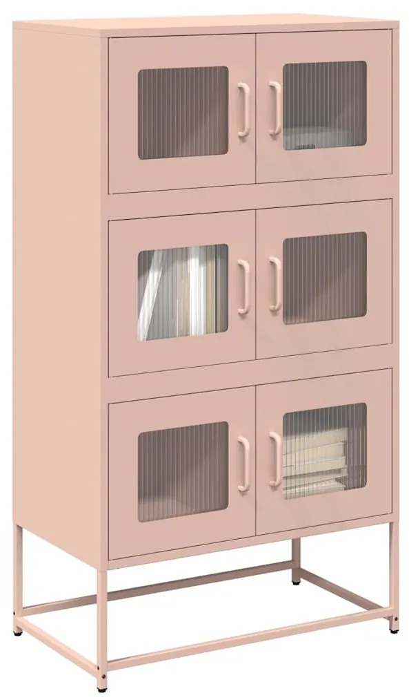 Móvel alto 68x39x123 cm aço rosa