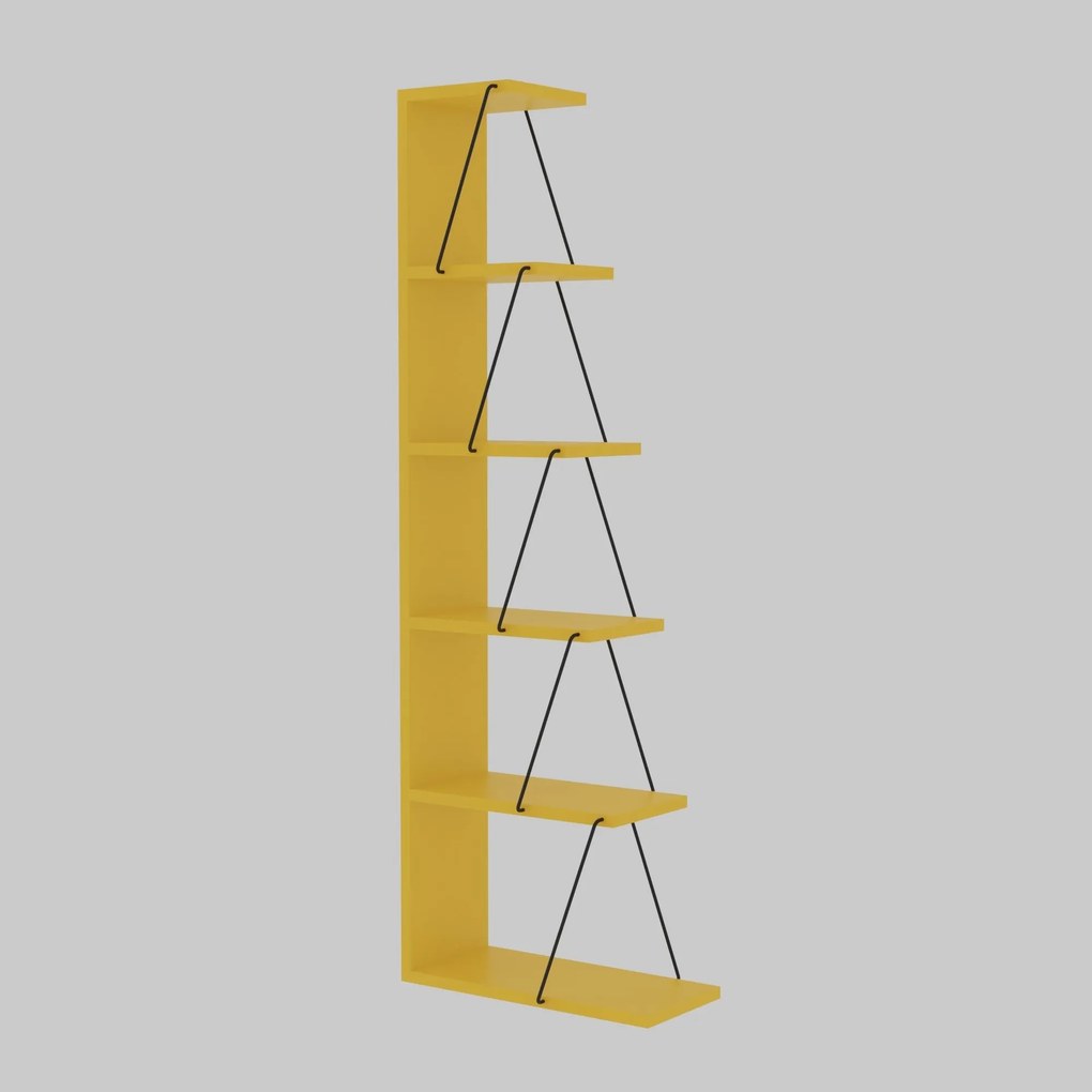 Estante Tlos – Amarelo – 50x150x22 cm | Tribo Home