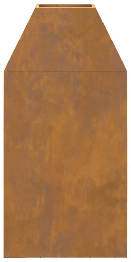 Fogueira vidaXL 50x50x100 cm em Aço Resistente