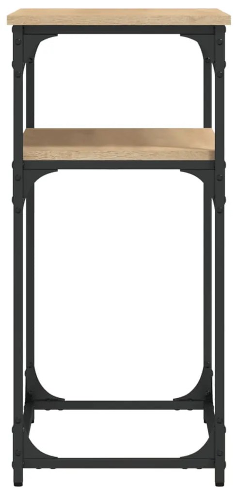 Mesa consola 75x35,5x75 cm derivados de madeira carvalho sonoma