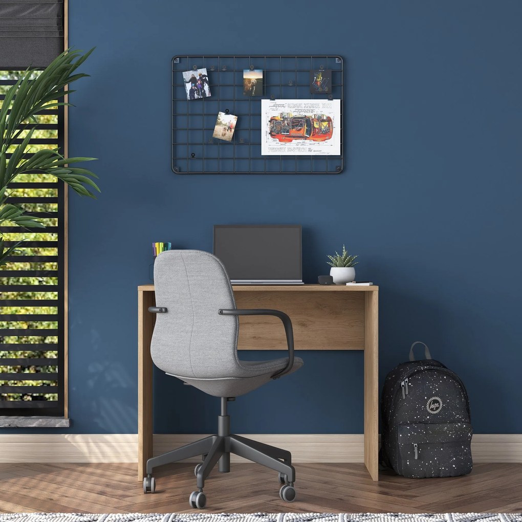 Secretária de Estudo "Simple" – Nogueira, 90x40x73 cm, Design Funciona