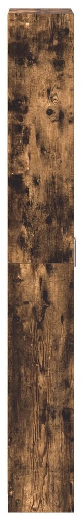 Guarda-roupa Carvalho Fumado 55x25x189 cm Madeira de Engenharia