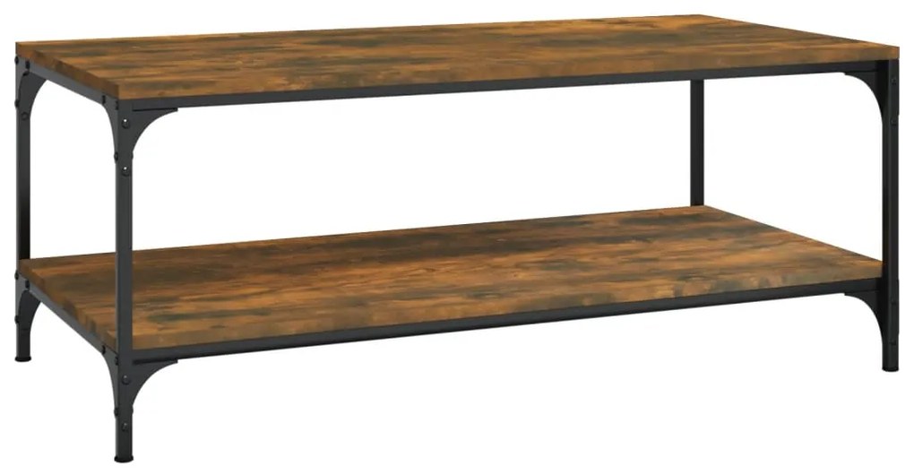 Mesa de centro 80x50x40 cm derivados de madeira carvalho fumado