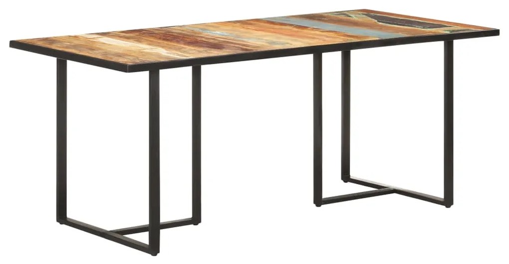 vidaXL Mesa de jantar 180 cm madeira recuperada maciça