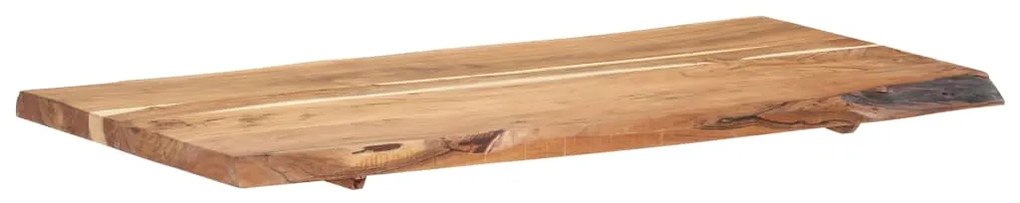 Tampo de mesa 118x(50-60)x3,8 cm madeira de acácia maciça